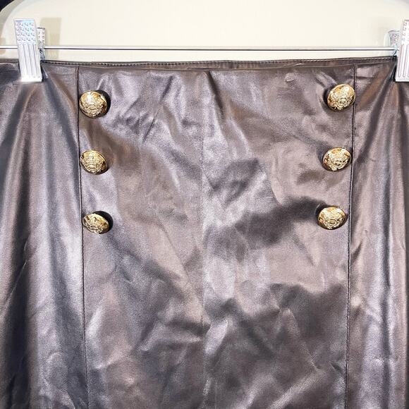 NYCC Vegan Leather Pencil Skirt women’s Nwt Size XL - Picture 7 of 7